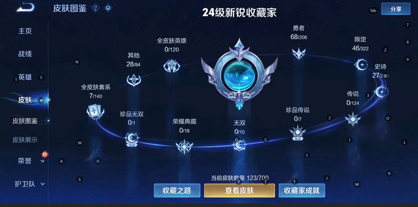 WZ3147192王者荣耀账号详情图6 WZ3147192王者荣耀账号详情图6