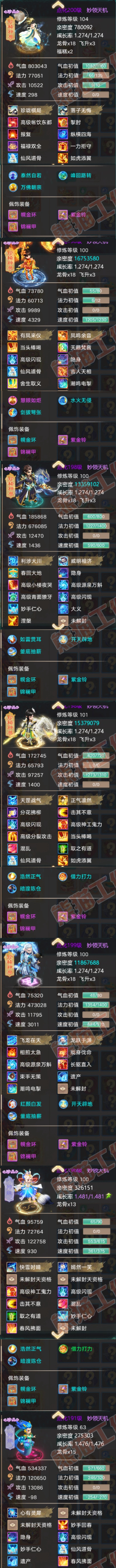 16303大话西游账号详情图5 16303大话西游账号详情图5