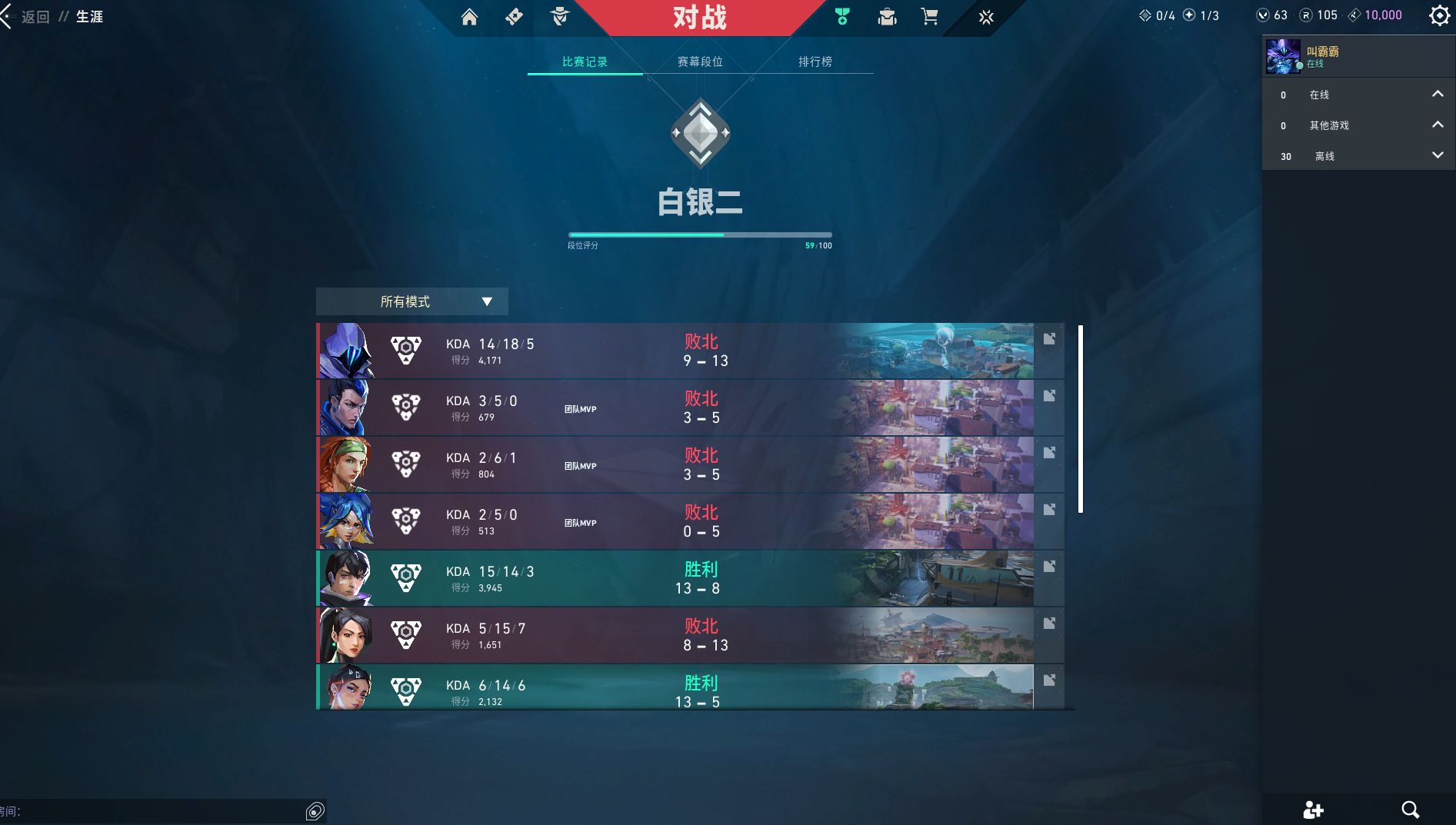 WWQ35048无畏契约账号详情图6 WWQ35048无畏契约账号详情图6