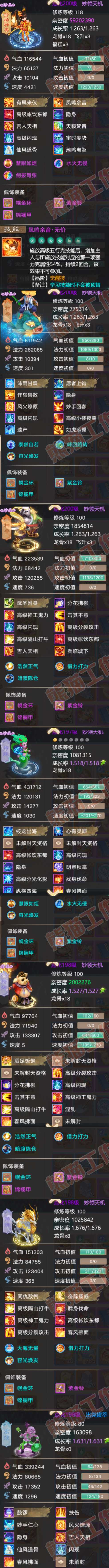 16305大话西游账号详情图6 16305大话西游账号详情图6