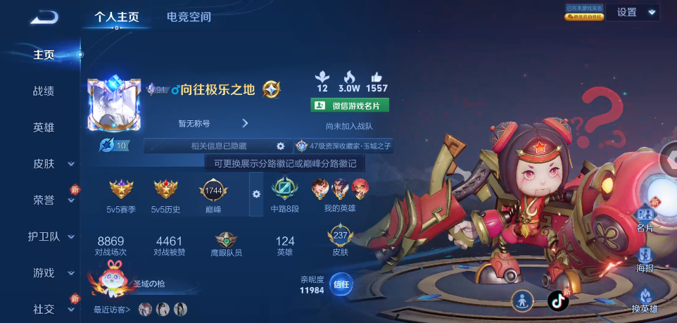 WZ3152536王者荣耀账号详情图9 WZ3152536王者荣耀账号详情图9