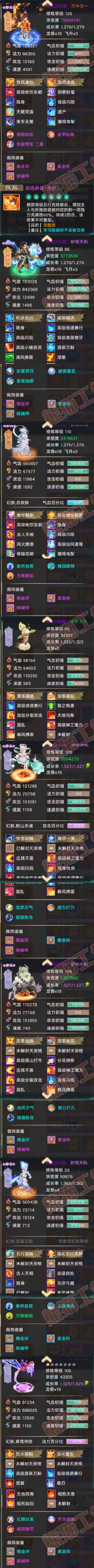 34611大话西游账号详情图6 34611大话西游账号详情图6