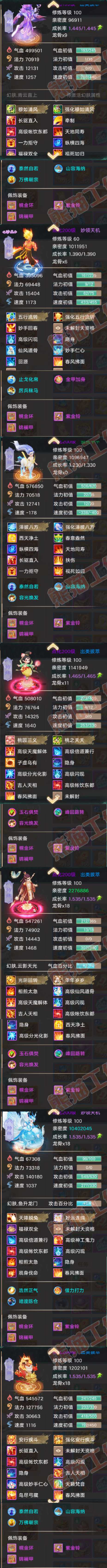 F6796大话西游账号详情图7 F6796大话西游账号详情图7