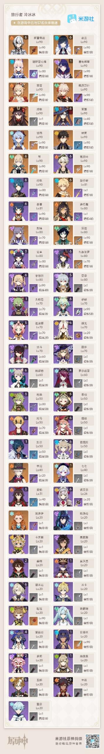 YS33547原神账号详情图3 YS33547原神账号详情图3