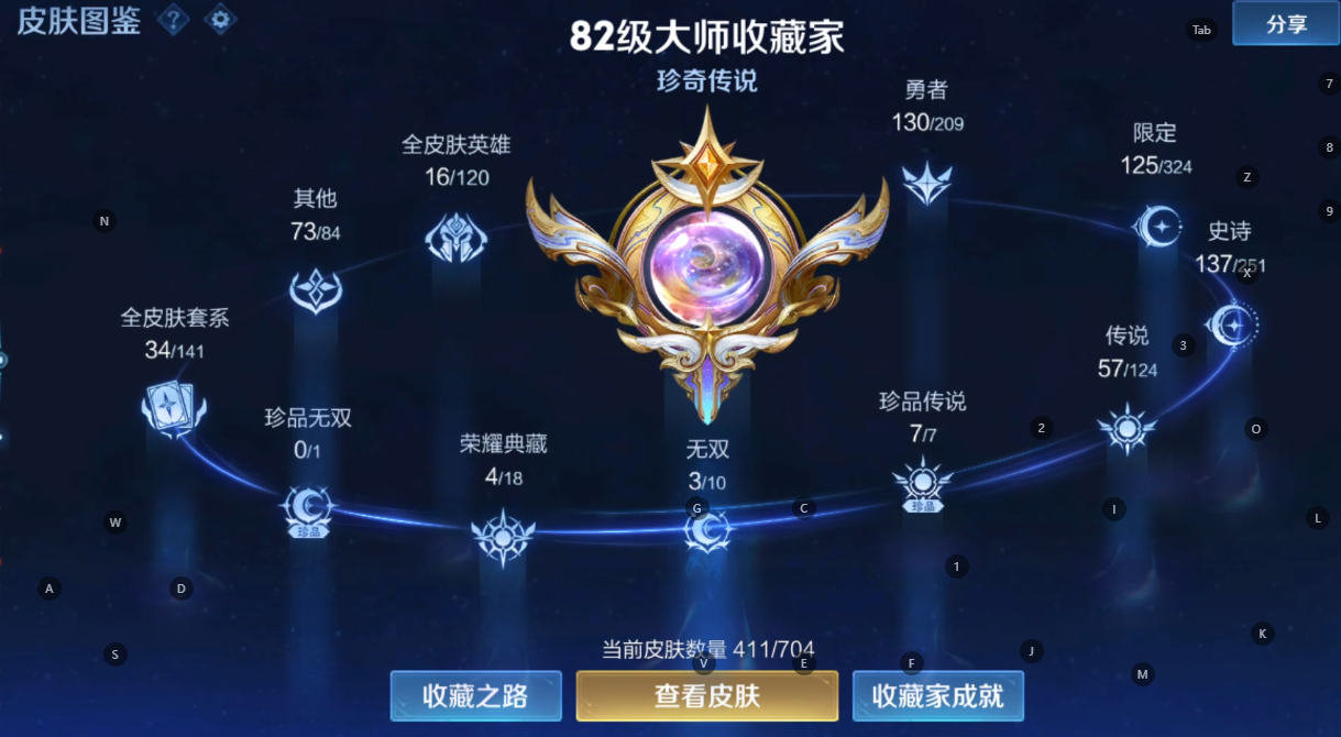 WZ3160454王者荣耀账号详情图15 WZ3160454王者荣耀账号详情图15
