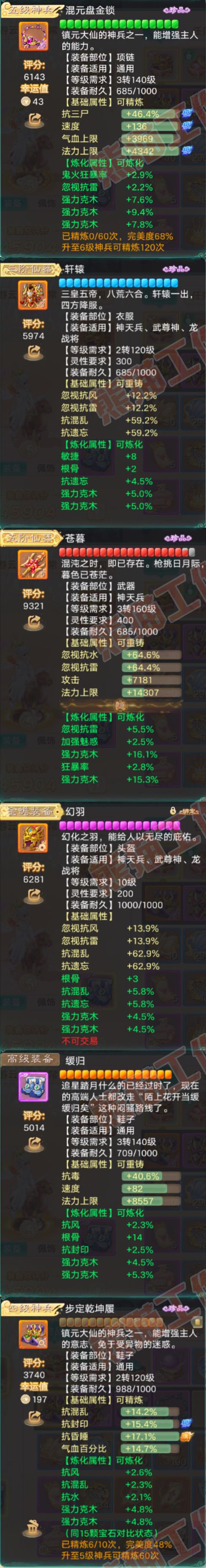 A2042大话西游账号详情图4 A2042大话西游账号详情图4