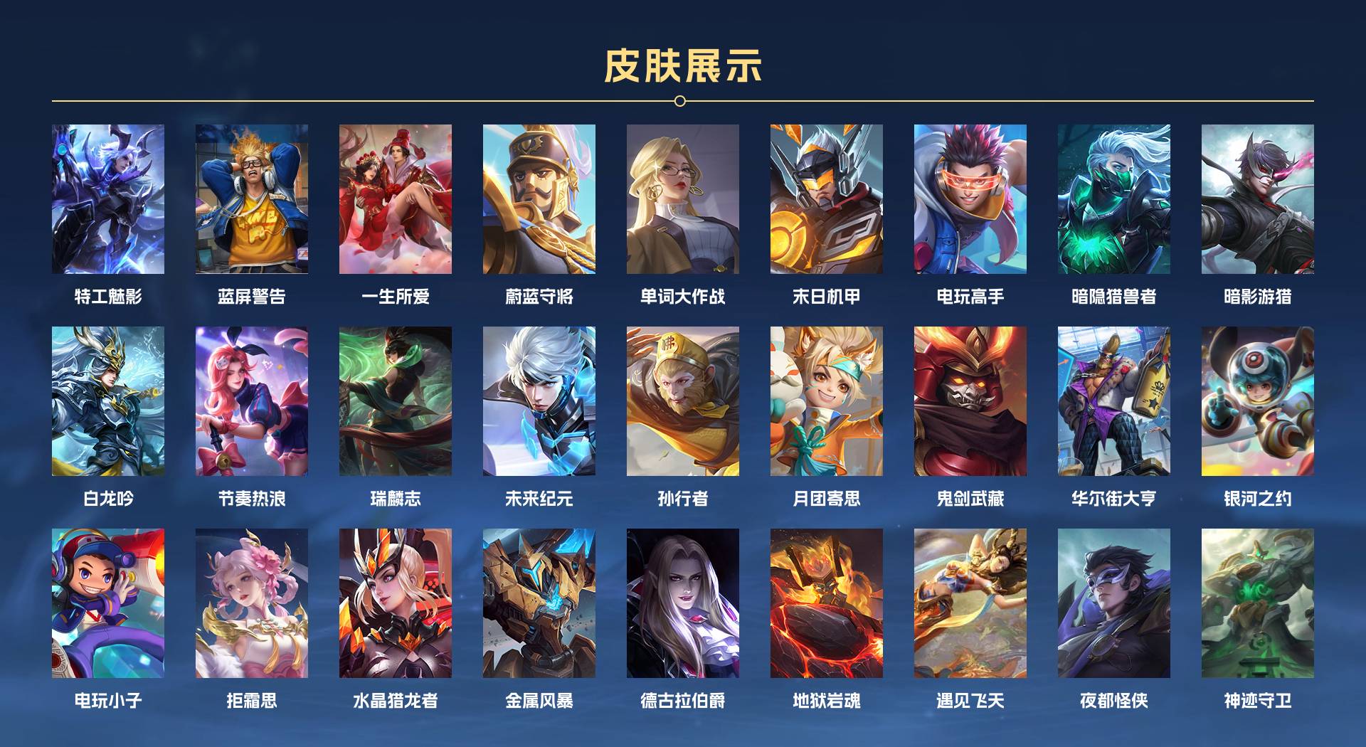 WZ3164000王者荣耀账号详情图3 WZ3164000王者荣耀账号详情图3