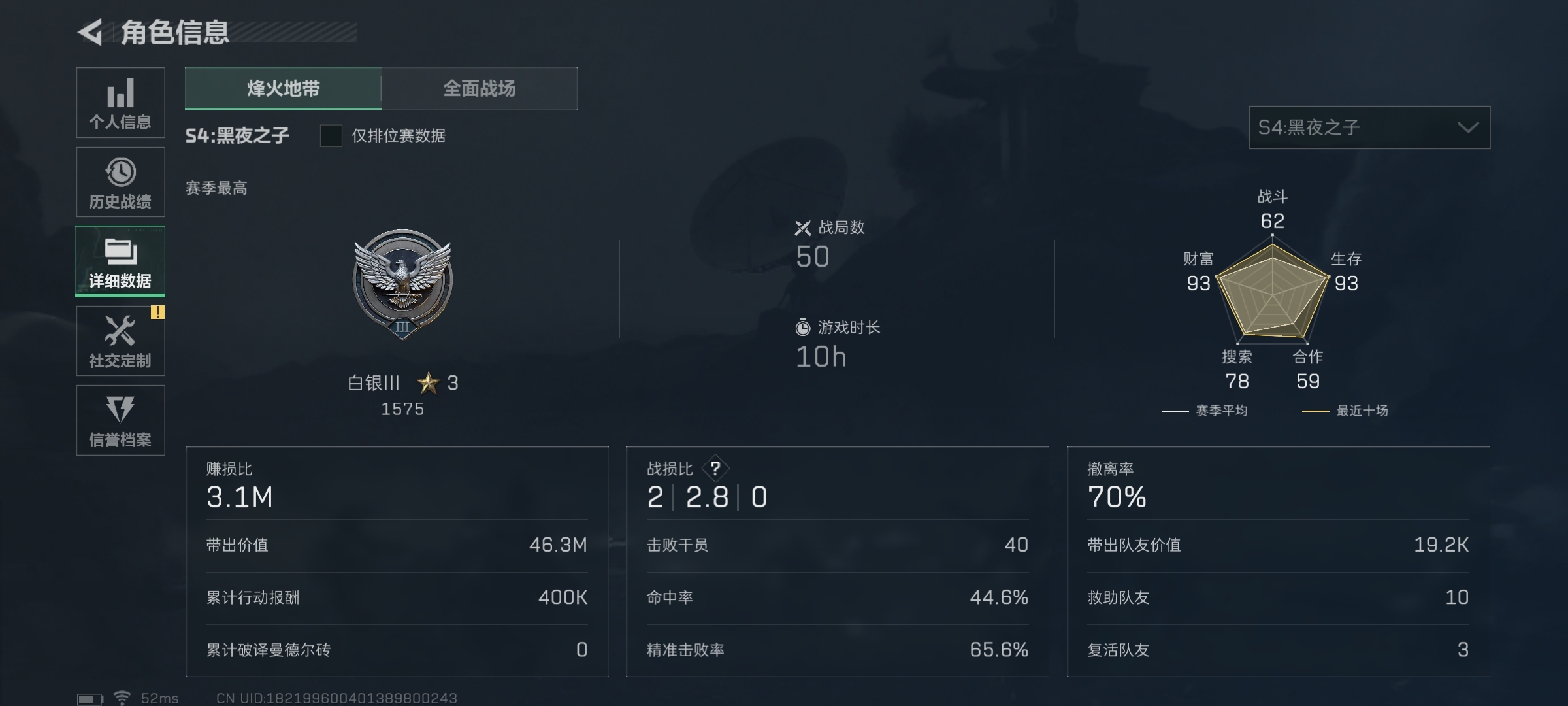 SJZ36212三角洲行动账号详情图2