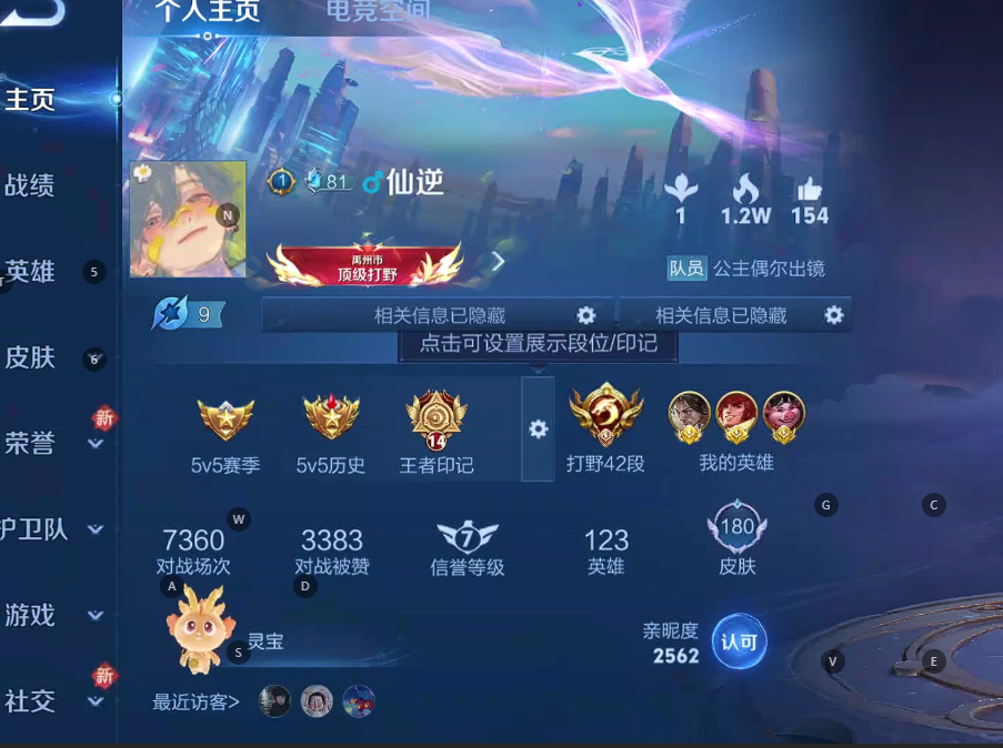 WZ3164192王者荣耀账号详情图7 WZ3164192王者荣耀账号详情图7