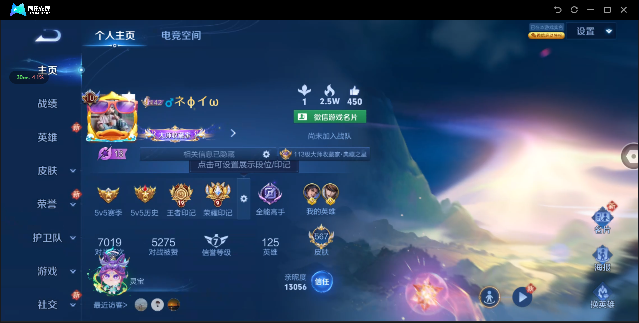 WZ3164953王者荣耀账号详情图20 WZ3164953王者荣耀账号详情图20