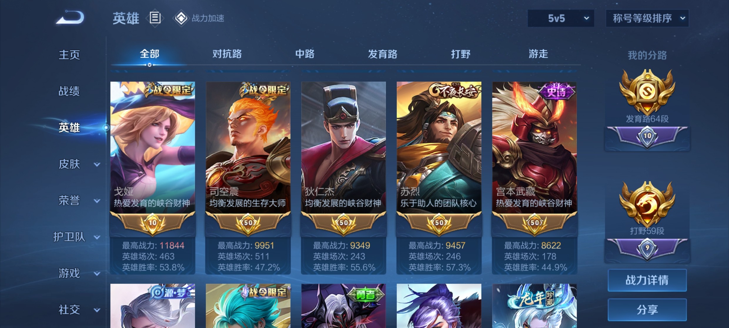 WZ3165649王者荣耀账号详情图3