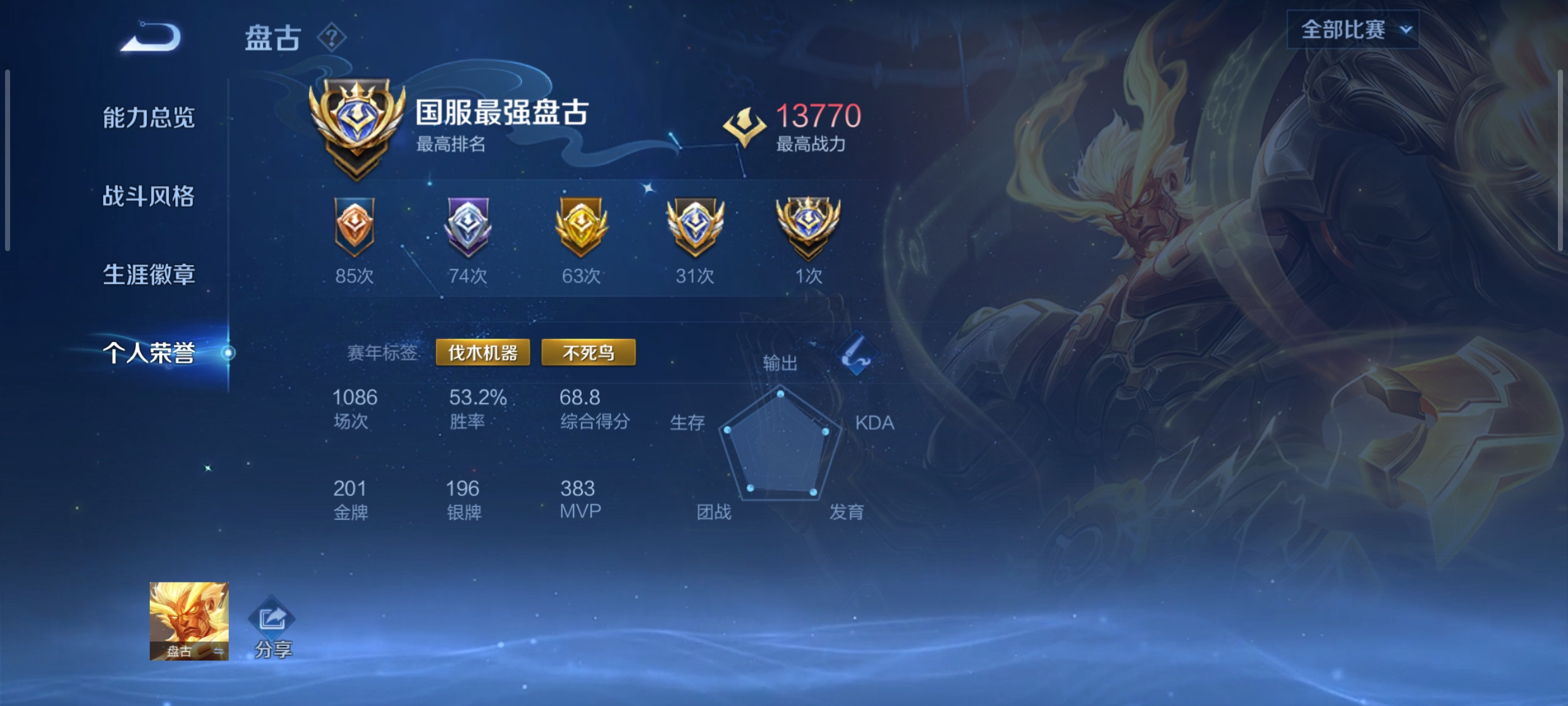 WZ3165649王者荣耀账号详情图13