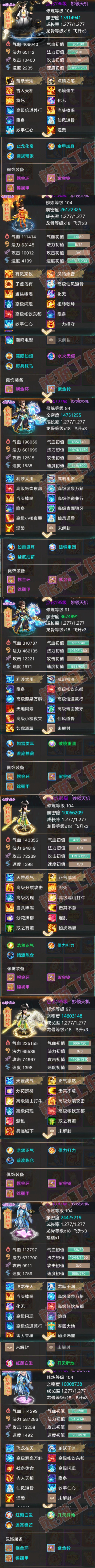 F6822大话西游账号详情图8 F6822大话西游账号详情图8