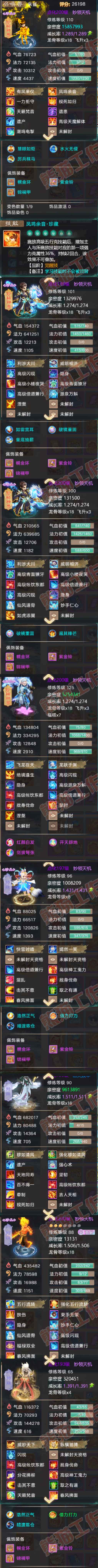 26180大话西游账号详情图6 26180大话西游账号详情图6
