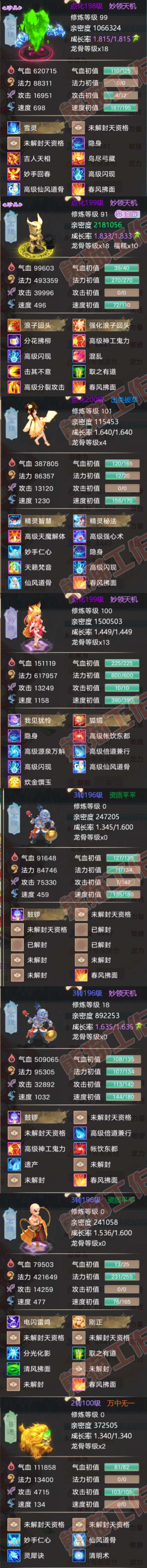 S2094大话西游账号详情图8 S2094大话西游账号详情图8