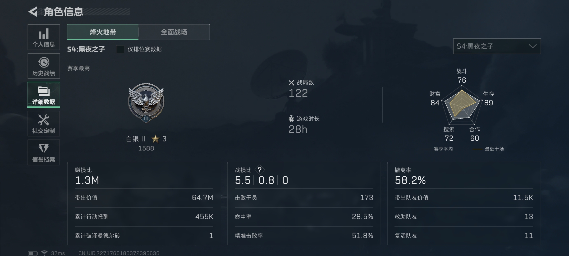 SJZ36954三角洲行动账号详情图3 SJZ36954三角洲行动账号详情图3