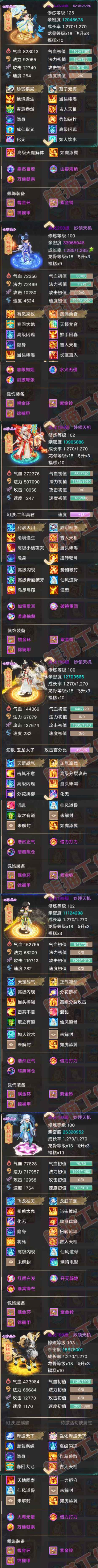16241大话西游账号详情图9 16241大话西游账号详情图9