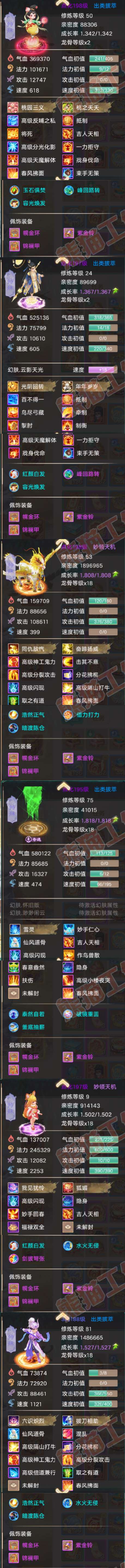 16241大话西游账号详情图12 16241大话西游账号详情图12