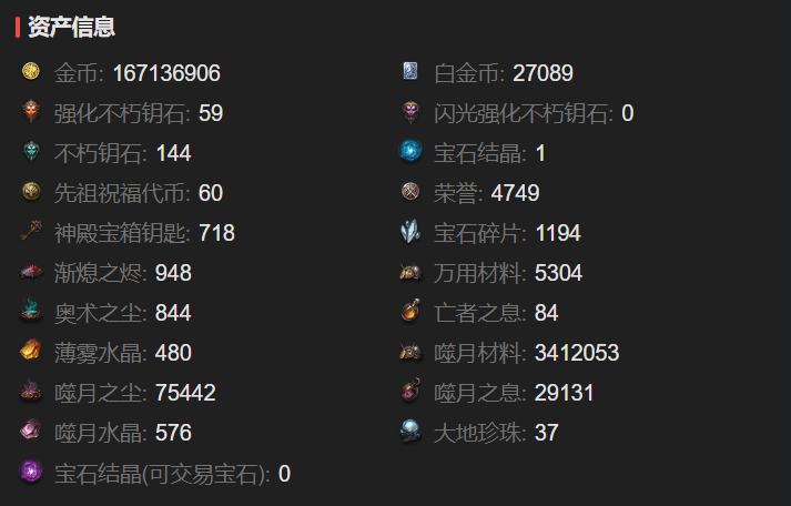 AH22710暗黑不朽账号详情图3