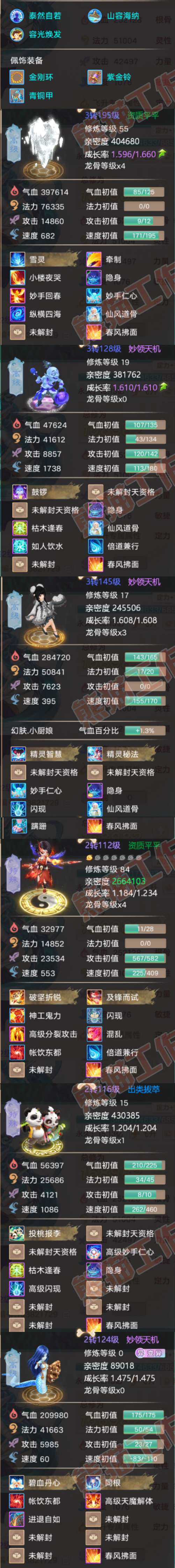 93311大话西游账号详情图6