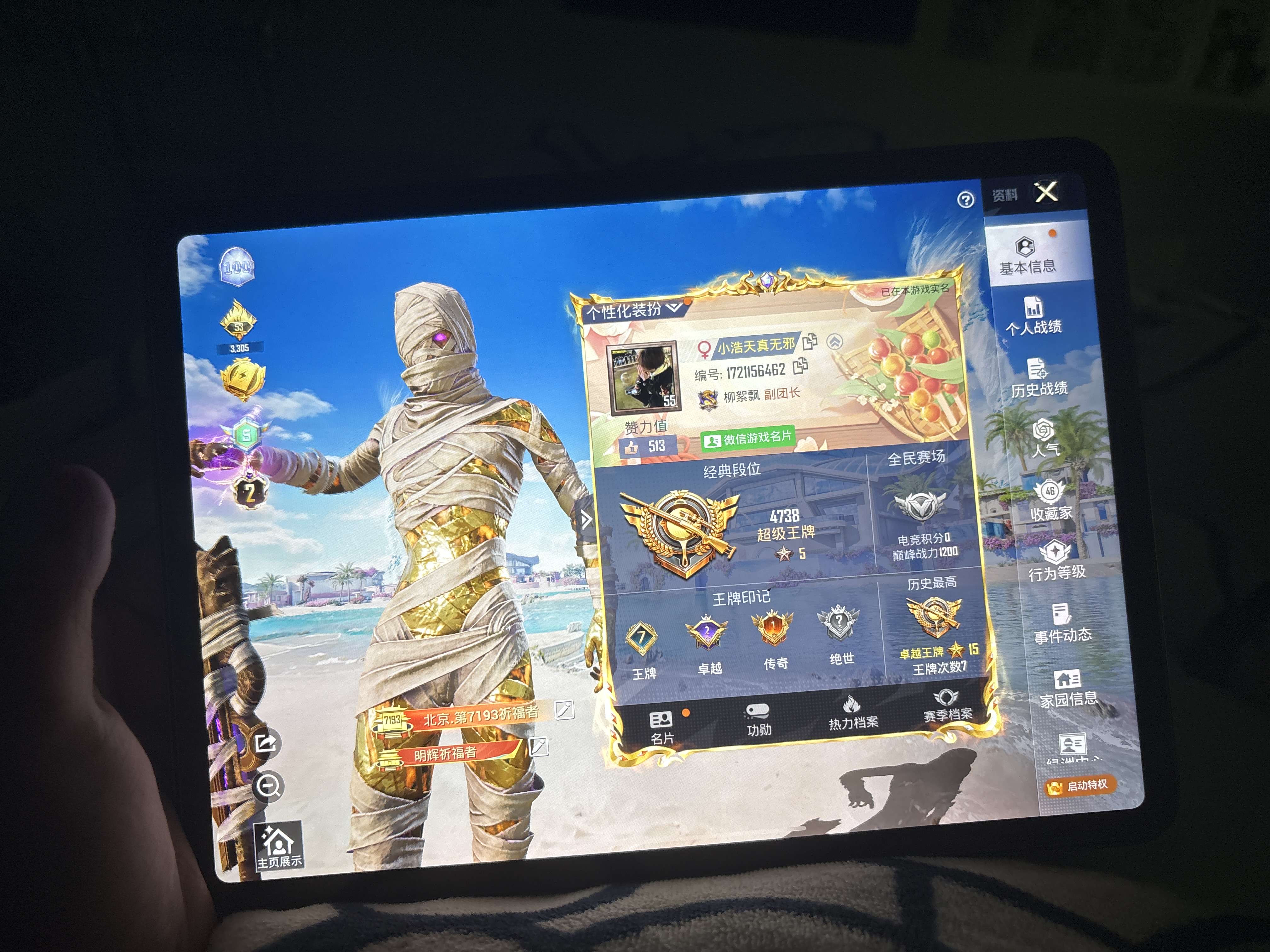 HP3273477和平精英账号详情图2