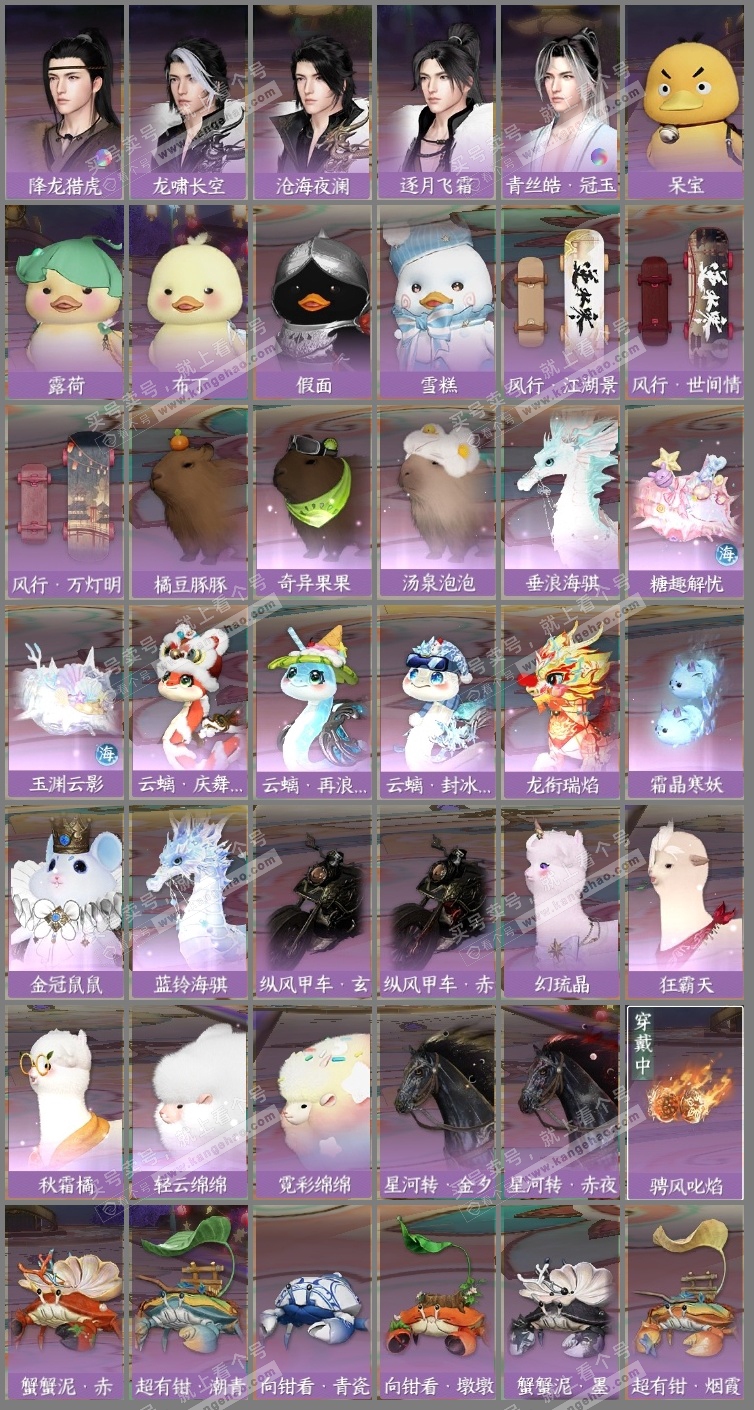 NSH316165逆水寒手游账号详情图11