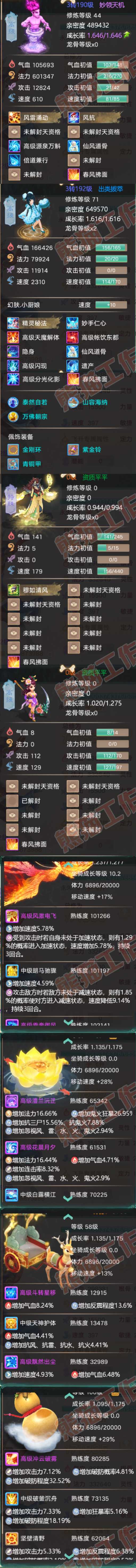 S2110大话西游账号详情图6 S2110大话西游账号详情图6