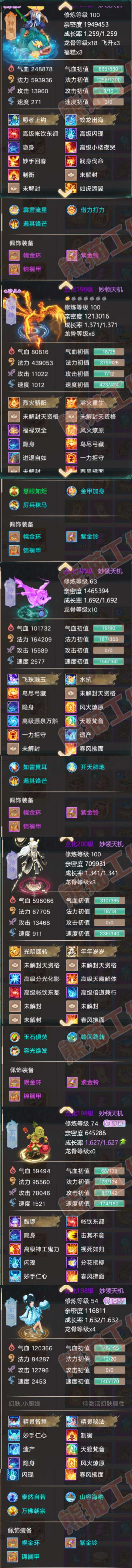 F6885大话西游账号详情图5 F6885大话西游账号详情图5