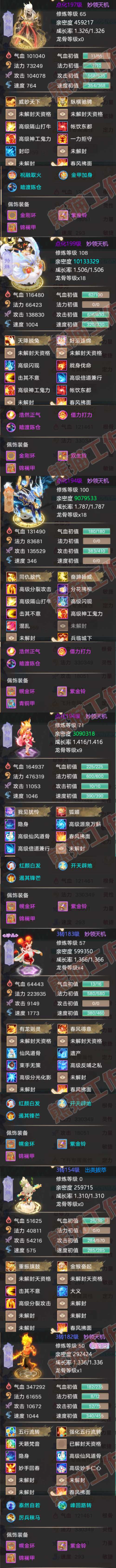 F6906大话西游账号详情图6 F6906大话西游账号详情图6