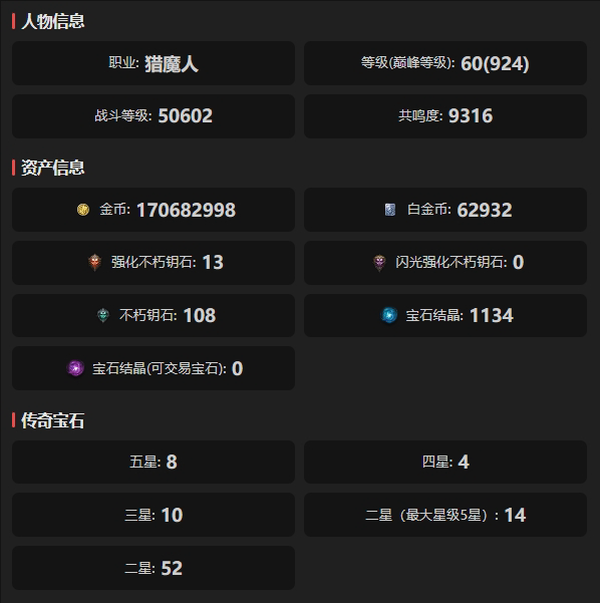 暗黑不朽账号官服阿兹莫丹编号22744   共鸣9316   猎魔人