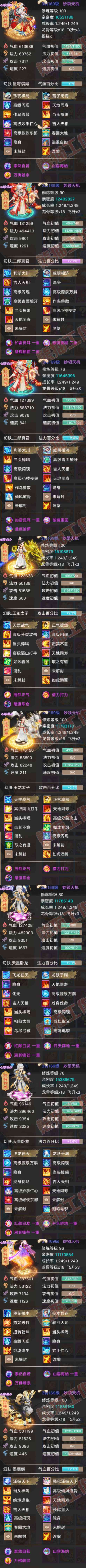 16424大话西游账号详情图6 16424大话西游账号详情图6