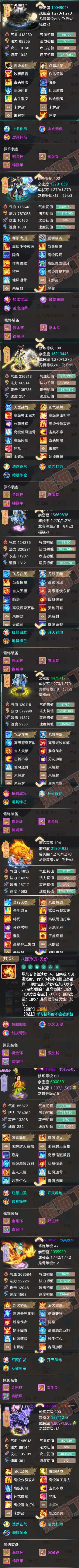 F6911大话西游账号详情图5 F6911大话西游账号详情图5