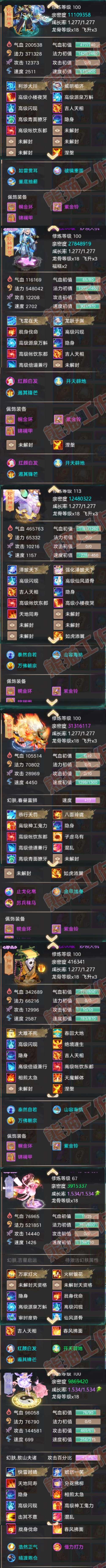 F6912大话西游账号详情图6 F6912大话西游账号详情图6