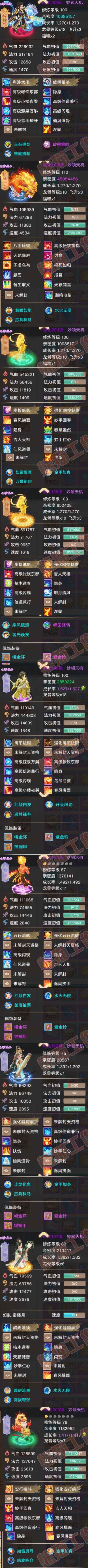 F6916大话西游账号详情图6 F6916大话西游账号详情图6