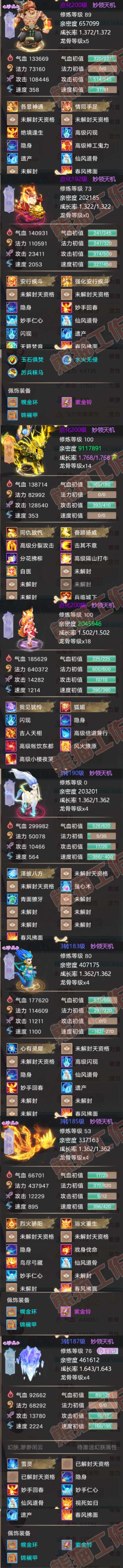 16446大话西游账号详情图7 16446大话西游账号详情图7