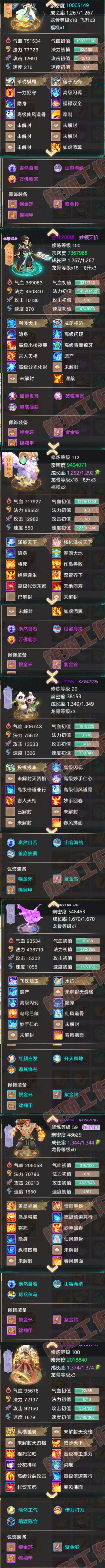 F6927大话西游账号详情图5 F6927大话西游账号详情图5