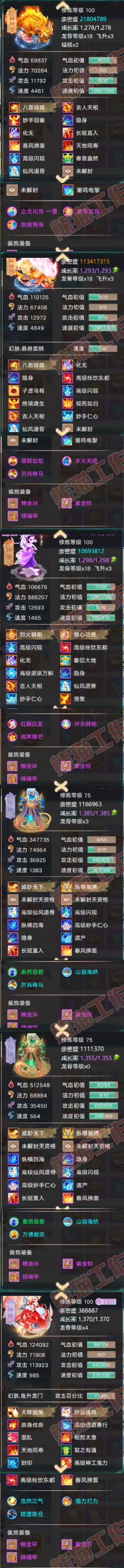 93366大话西游账号详情图8 93366大话西游账号详情图8