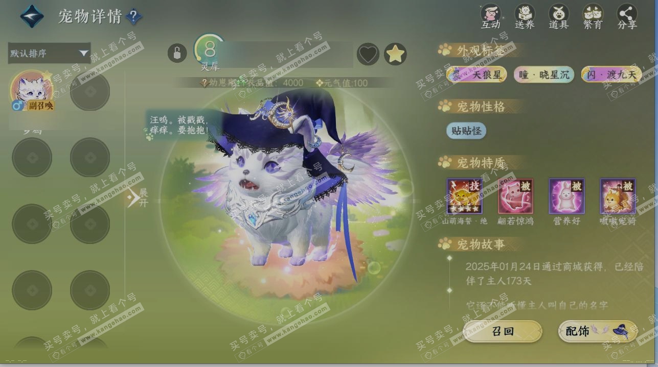 NSH317692逆水寒手游账号详情图18