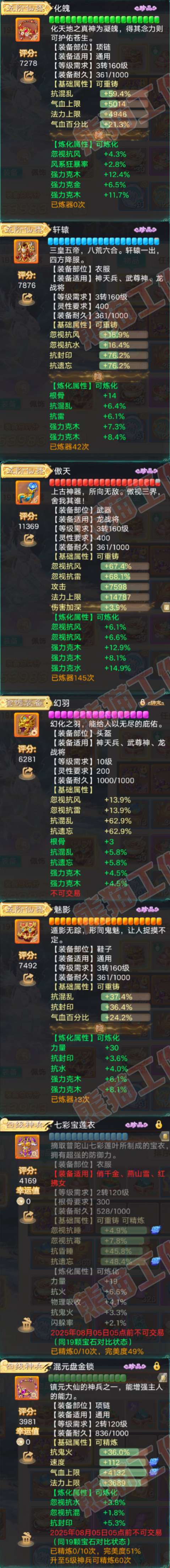 34970大话西游账号详情图4