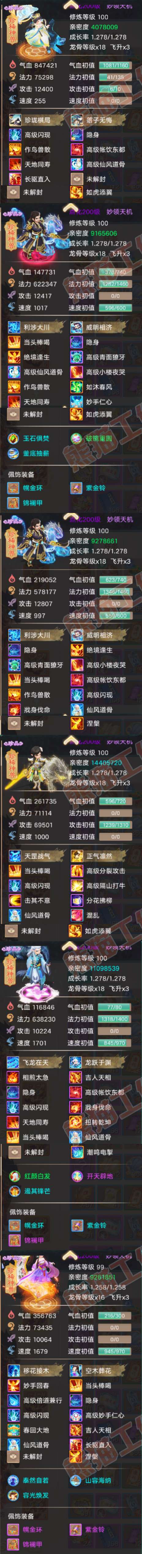 16464大话西游账号详情图7 16464大话西游账号详情图7