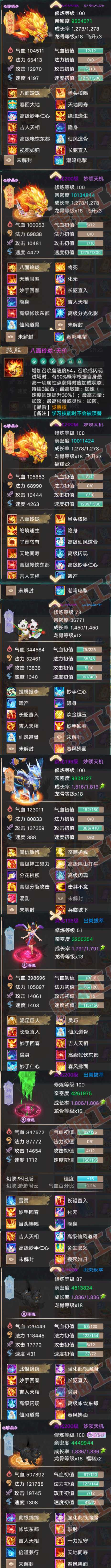 16464大话西游账号详情图8 16464大话西游账号详情图8