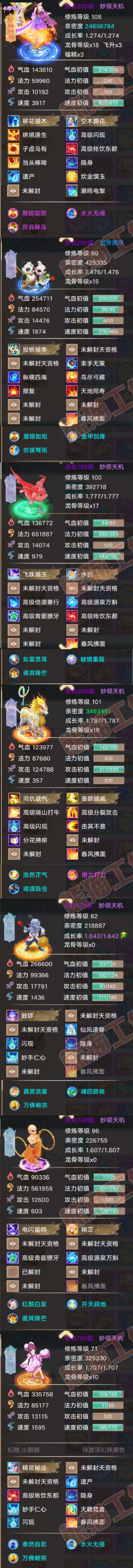 F6971大话西游账号详情图5 F6971大话西游账号详情图5