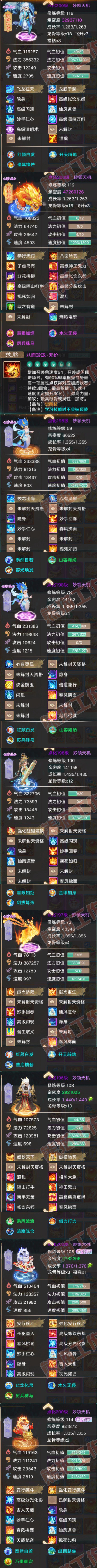 9054.大话西游账号详情图5