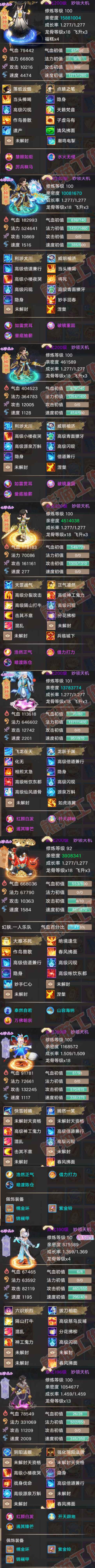 26240大话西游账号详情图6 26240大话西游账号详情图6