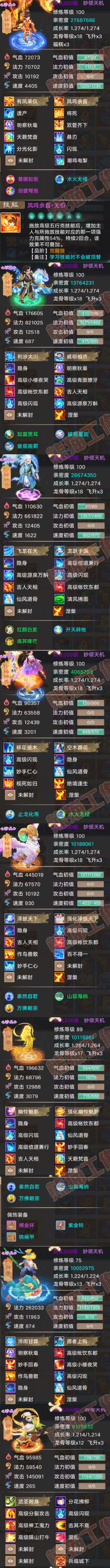 93405大话西游账号详情图5 93405大话西游账号详情图5