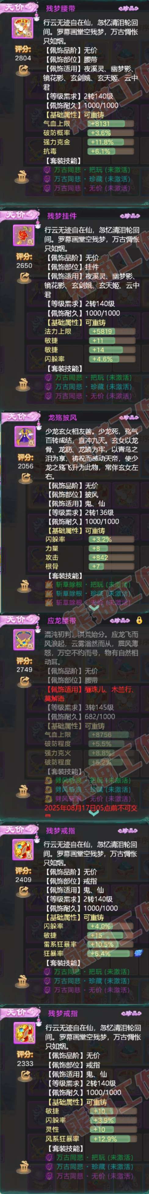 F6980大话西游账号详情图6 F6980大话西游账号详情图6