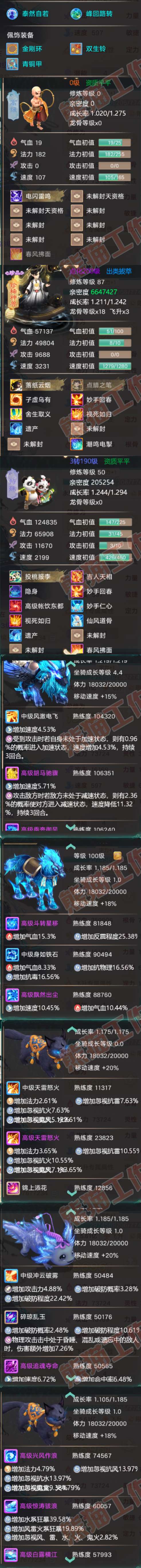 F6982大话西游账号详情图6 F6982大话西游账号详情图6