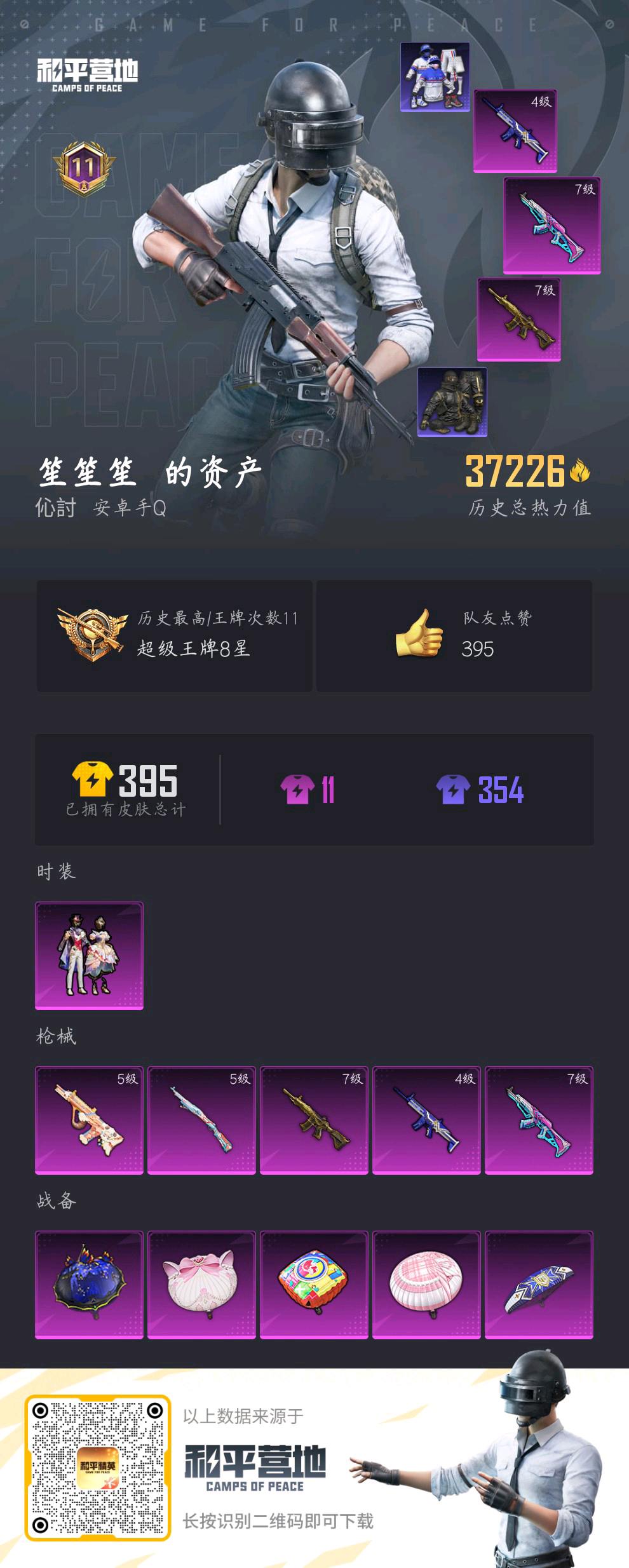 HP3291492和平精英账号详情图1