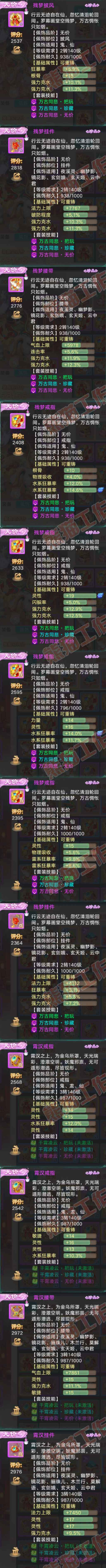 F6987大话西游账号详情图5