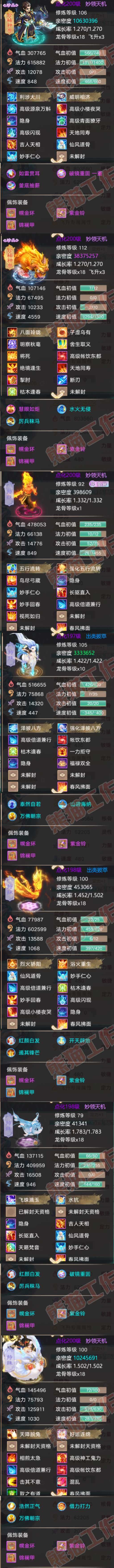 F6989大话西游账号详情图5 F6989大话西游账号详情图5